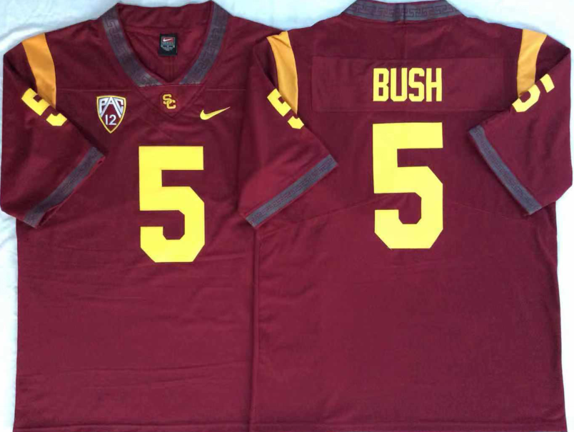 NCAA Men USC Trojans Red 5 BUSH